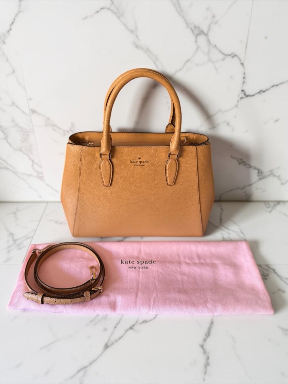 Kate Spade Kristi Leather Satchel/Crossbody Bag